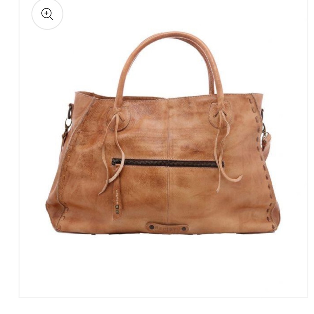 NWOT Bed Stu Rockaway Tan Rustic Tote Purse